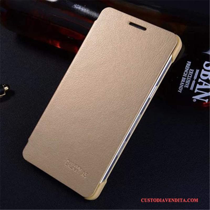 Custodia Samsung Galaxy A5 2015 Pelle Morbido Blu, Cover Samsung Galaxy A5 2015 Protezione