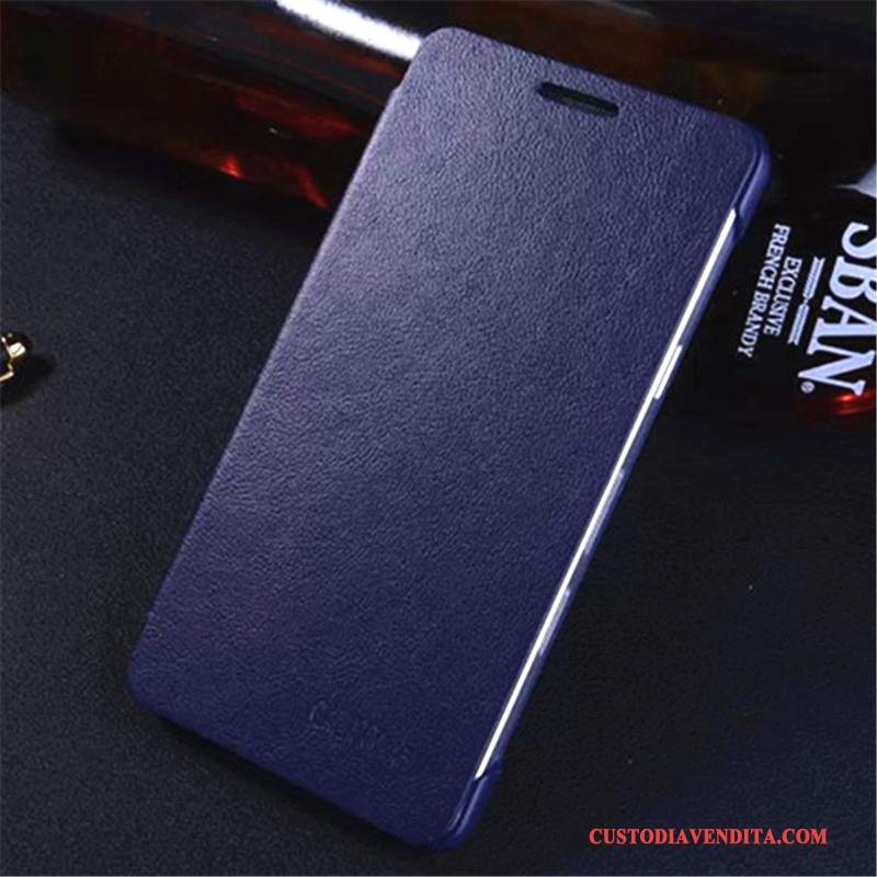 Custodia Samsung Galaxy A5 2015 Pelle Morbido Blu, Cover Samsung Galaxy A5 2015 Protezione