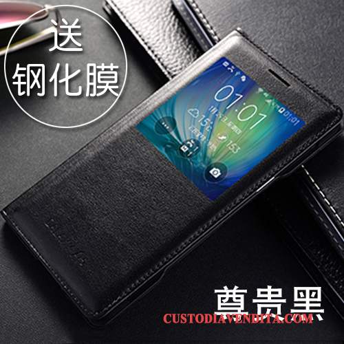 Custodia Samsung Galaxy A5 2015 Pelle Rossotelefono, Cover Samsung Galaxy A5 2015 Folio