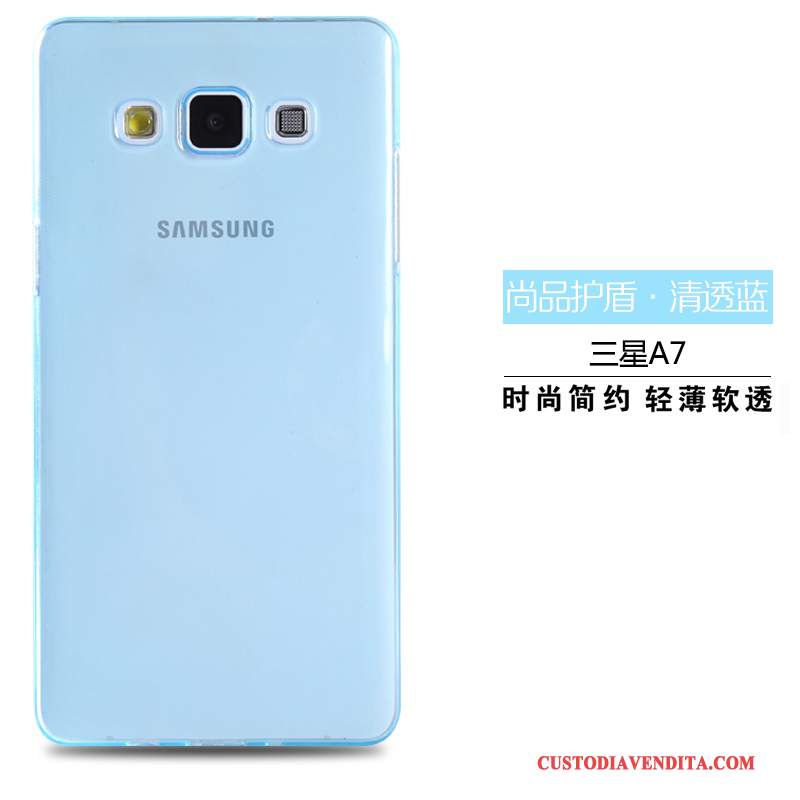 Custodia Samsung Galaxy A5 2015 Silicone Morbido Trasparente, Cover Samsung Galaxy A5 2015 Protezione Leggeretelefono