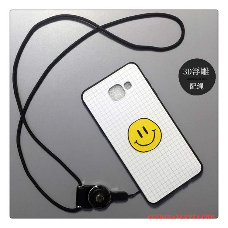 Custodia Samsung Galaxy A5 2016 Cartone Animato Di Personalità Verde, Cover Samsung Galaxy A5 2016 Creativo Morbidotelefono
