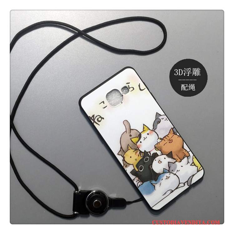 Custodia Samsung Galaxy A5 2016 Cartone Animato Di Personalità Verde, Cover Samsung Galaxy A5 2016 Creativo Morbidotelefono