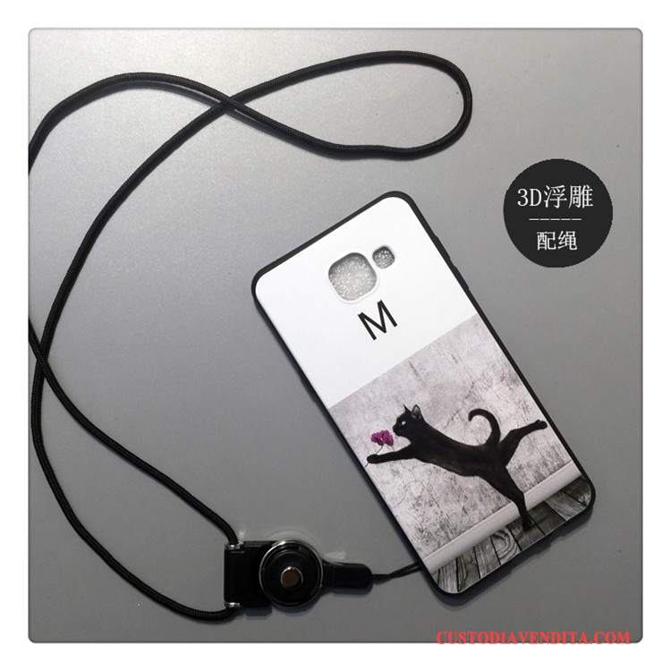 Custodia Samsung Galaxy A5 2016 Cartone Animato Di Personalità Verde, Cover Samsung Galaxy A5 2016 Creativo Morbidotelefono