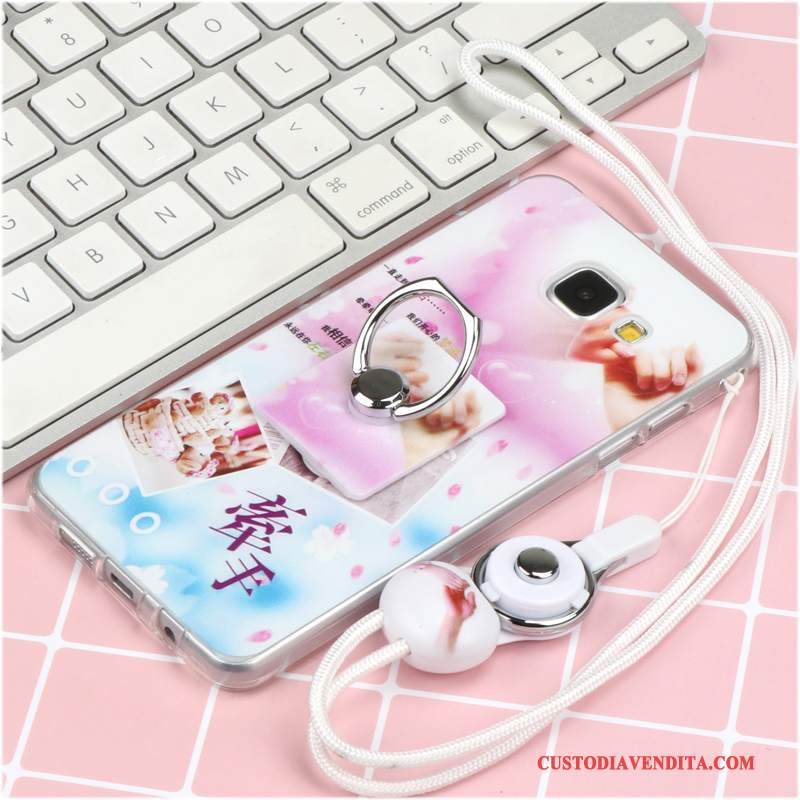 Custodia Samsung Galaxy A5 2016 Silicone Telefono Porpora, Cover Samsung Galaxy A5 2016 Protezione Bello Anti-caduta