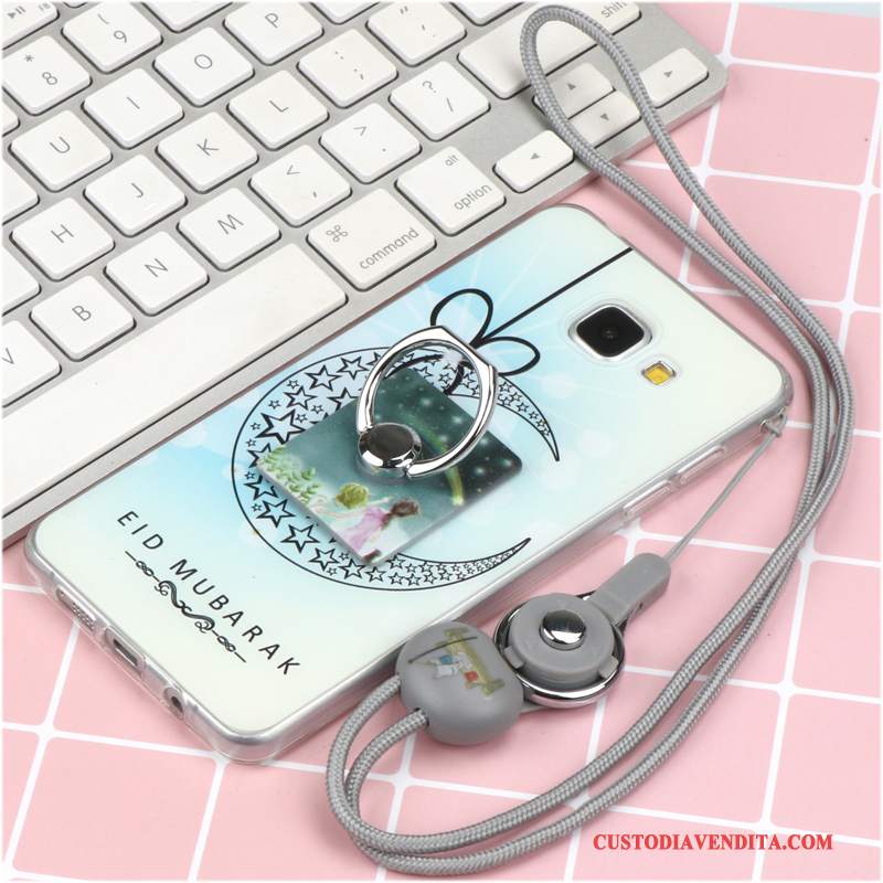 Custodia Samsung Galaxy A5 2016 Silicone Telefono Porpora, Cover Samsung Galaxy A5 2016 Protezione Bello Anti-caduta