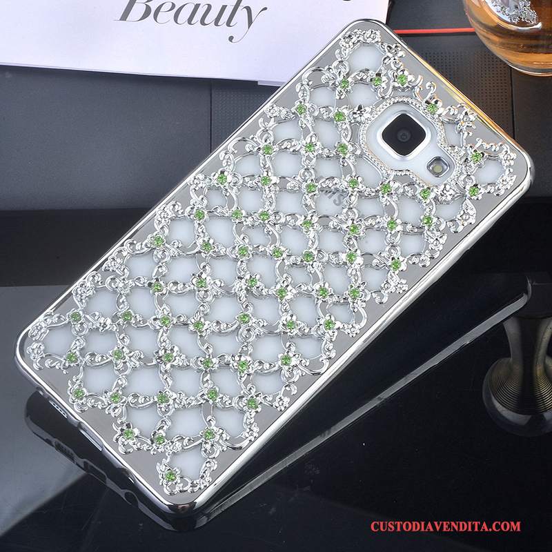 Custodia Samsung Galaxy A5 2016 Silicone Tutto Inclusotelefono, Cover Samsung Galaxy A5 2016 Strass Supporto Rosa