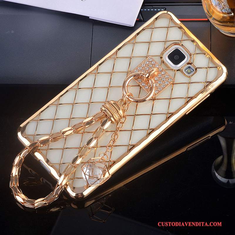 Custodia Samsung Galaxy A5 2016 Silicone Tutto Inclusotelefono, Cover Samsung Galaxy A5 2016 Strass Supporto Rosa