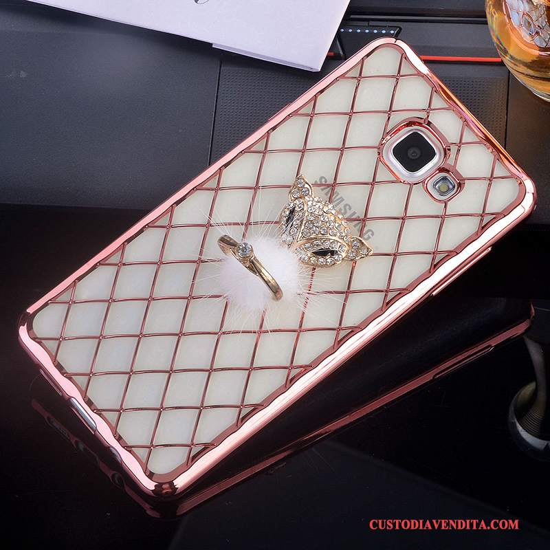 Custodia Samsung Galaxy A5 2016 Silicone Tutto Inclusotelefono, Cover Samsung Galaxy A5 2016 Strass Supporto Rosa