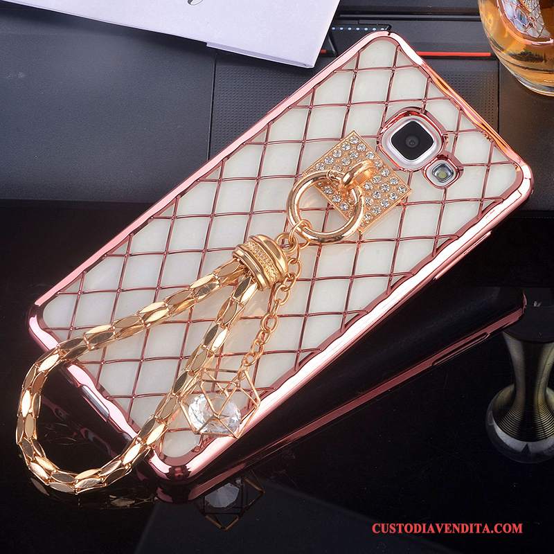 Custodia Samsung Galaxy A5 2016 Silicone Tutto Inclusotelefono, Cover Samsung Galaxy A5 2016 Strass Supporto Rosa