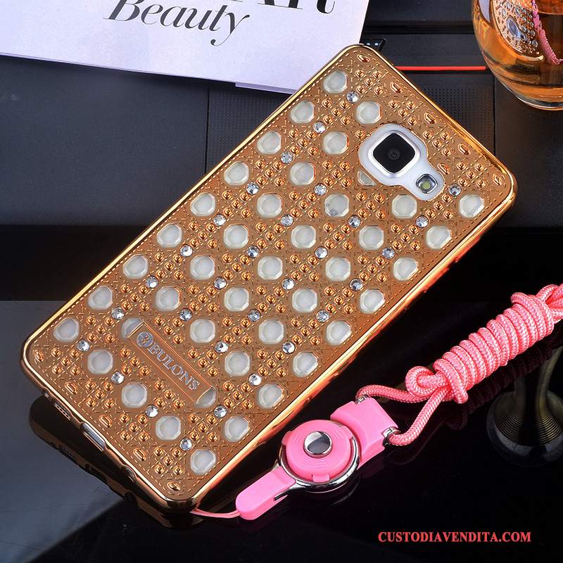 Custodia Samsung Galaxy A5 2016 Silicone Tutto Inclusotelefono, Cover Samsung Galaxy A5 2016 Strass Supporto Rosa