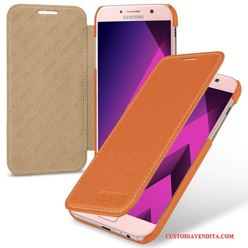 Custodia Samsung Galaxy A5 2017 Pelle Rosatelefono, Cover Samsung Galaxy A5 2017 Protezione