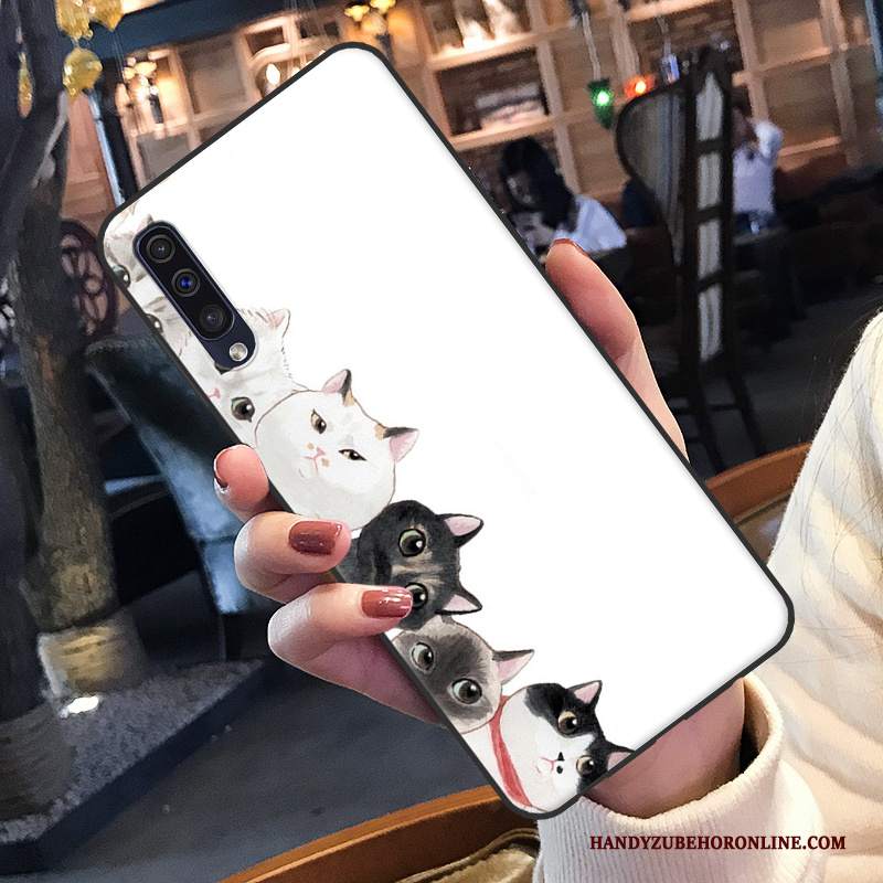 Custodia Samsung Galaxy A50 Cartone Animato Verdetelefono, Cover Samsung Galaxy A50 Protezione Bello Piccola