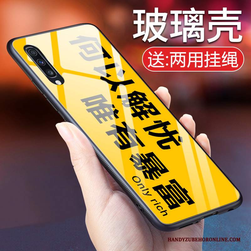 Custodia Samsung Galaxy A50 Creativo Tendenzatelefono, Cover Samsung Galaxy A50 Protezione Vetro Nuovo