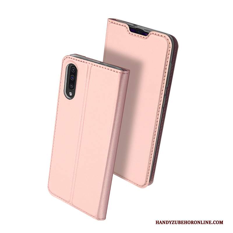 Custodia Samsung Galaxy A50 Pelle Morbido Affari, Cover Samsung Galaxy A50 Protezione Tutto Incluso Blu