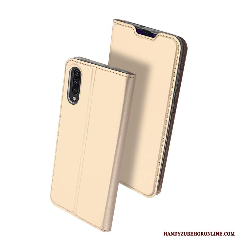Custodia Samsung Galaxy A50 Pelle Morbido Affari, Cover Samsung Galaxy A50 Protezione Tutto Incluso Blu