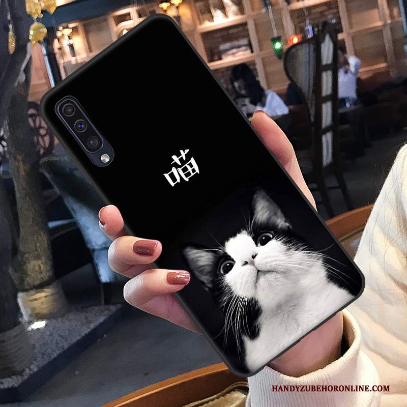 Custodia Samsung Galaxy A50 Silicone Nero Tutto Incluso, Cover Samsung Galaxy A50 Creativo Telefono Anti-caduta