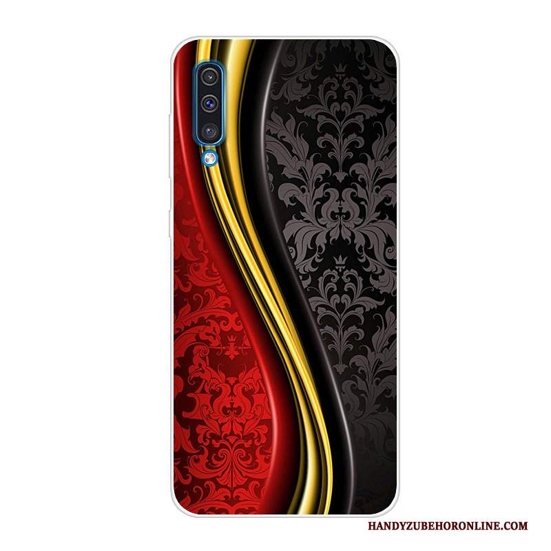 Custodia Samsung Galaxy A50 Silicone Telefono Nero, Cover Samsung Galaxy A50 Tutto Incluso Tendenza
