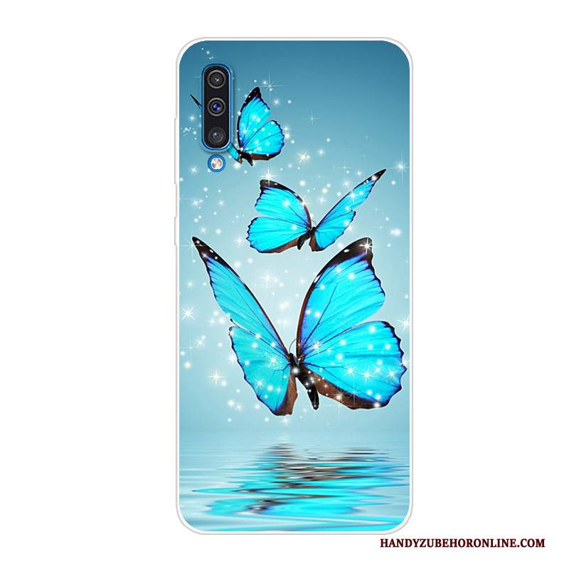Custodia Samsung Galaxy A50 Silicone Telefono Nero, Cover Samsung Galaxy A50 Tutto Incluso Tendenza
