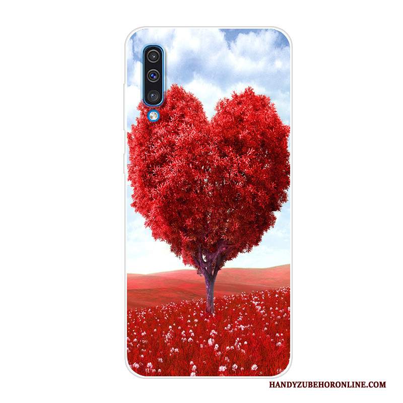 Custodia Samsung Galaxy A50 Silicone Telefono Nero, Cover Samsung Galaxy A50 Tutto Incluso Tendenza