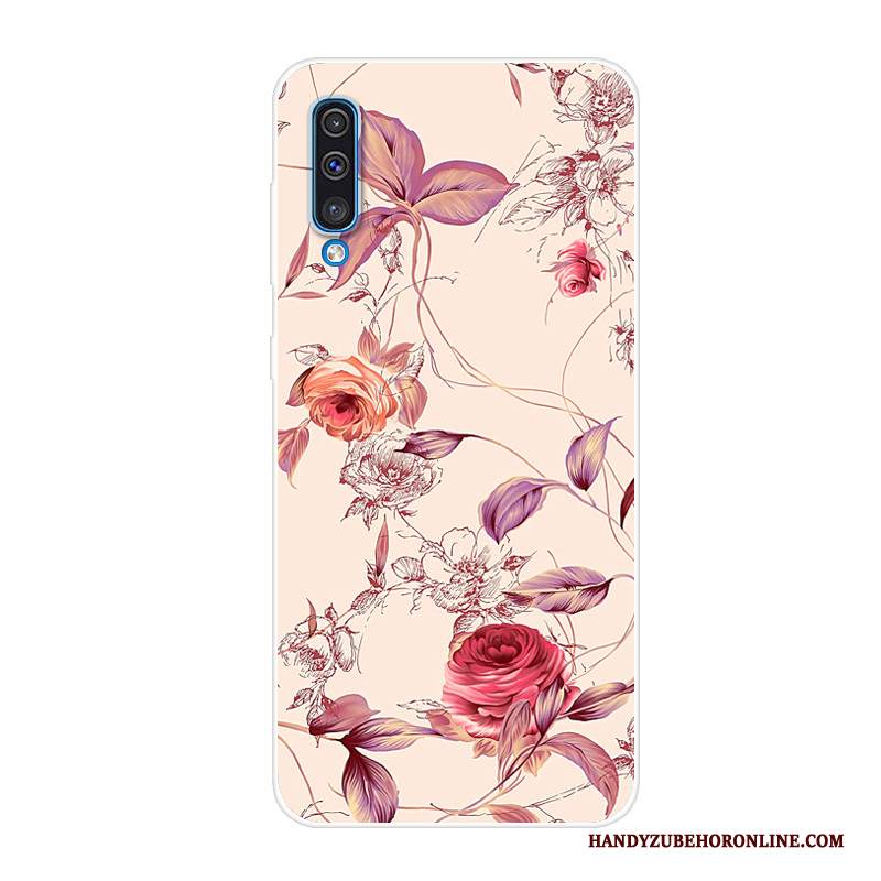 Custodia Samsung Galaxy A50 Silicone Telefono Nero, Cover Samsung Galaxy A50 Tutto Incluso Tendenza