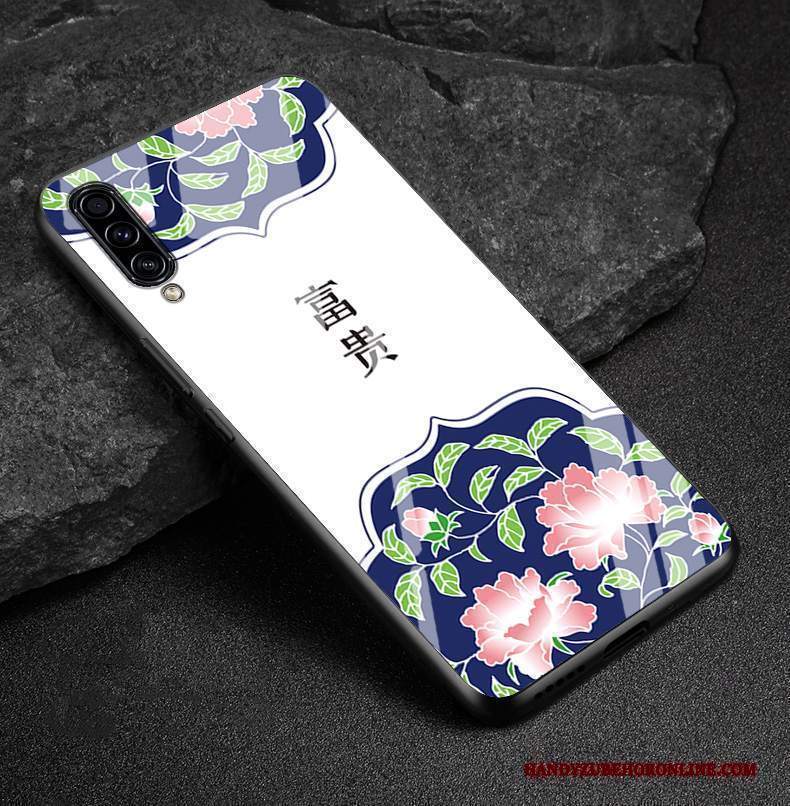 Custodia Samsung Galaxy A50s Silicone Nuovo Vetro, Cover Samsung Galaxy A50s Protezione Rossotelefono