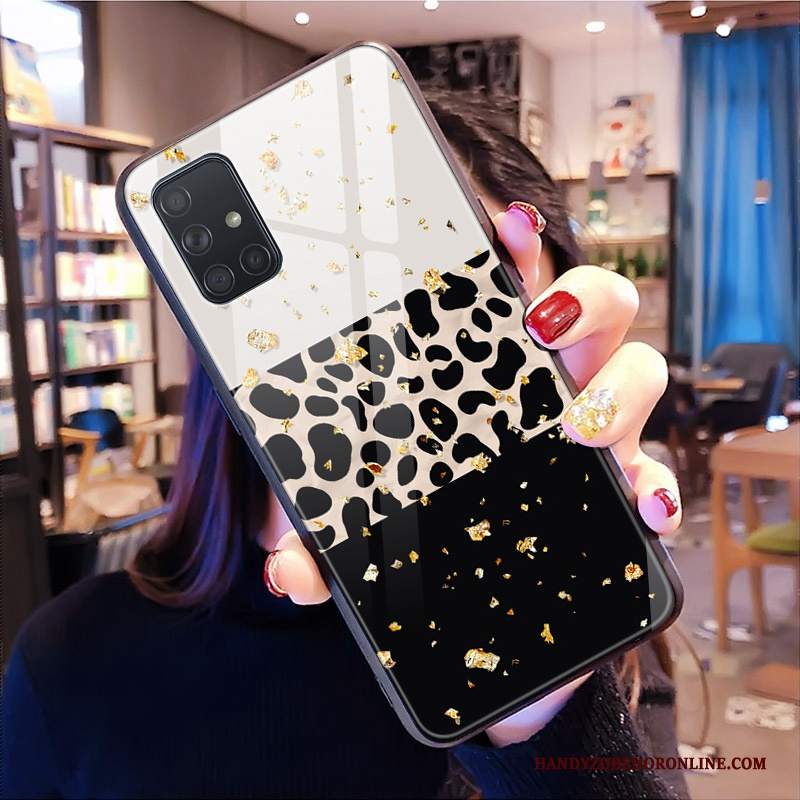 Custodia Samsung Galaxy A51 Protezione Ornamenti Appesi Rosa, Cover Samsung Galaxy A51 Vetrotelefono