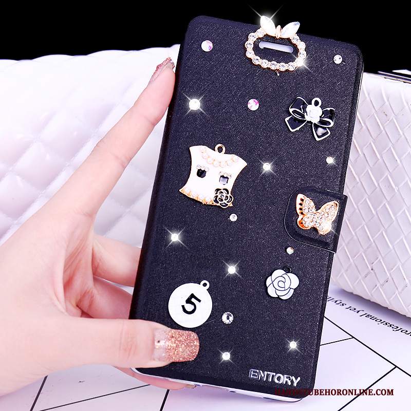 Custodia Samsung Galaxy A6+ Folio Morbidotelefono, Cover Samsung Galaxy A6+ Nero