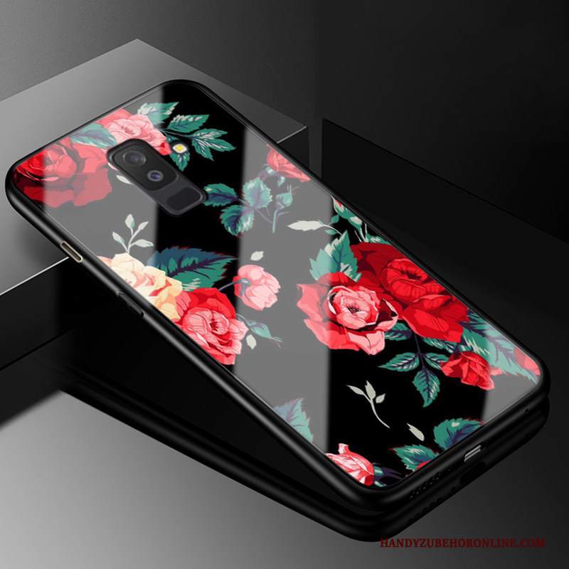Custodia Samsung Galaxy A6+ Protezione Marchio Di Tendenza Europa, Cover Samsung Galaxy A6+ Grande Blu