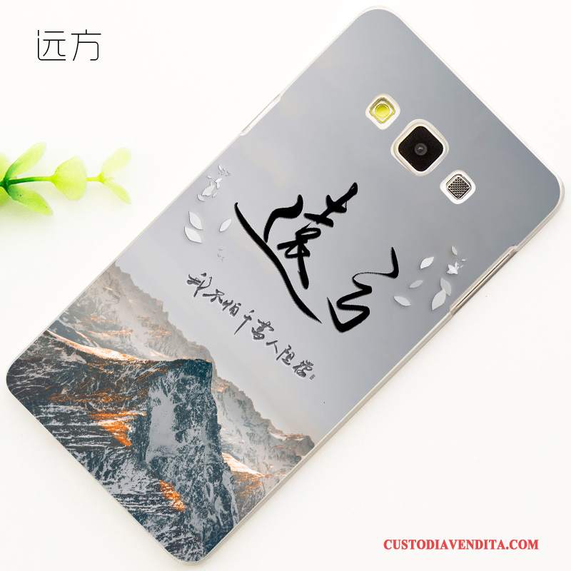 Custodia Samsung Galaxy A7 2015 Protezione Verde Anti-caduta, Cover Samsung Galaxy A7 2015 Cartone Animato