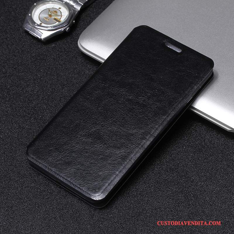 Custodia Samsung Galaxy A7 2016 Pelle Blu, Cover Samsung Galaxy A7 2016 Folio