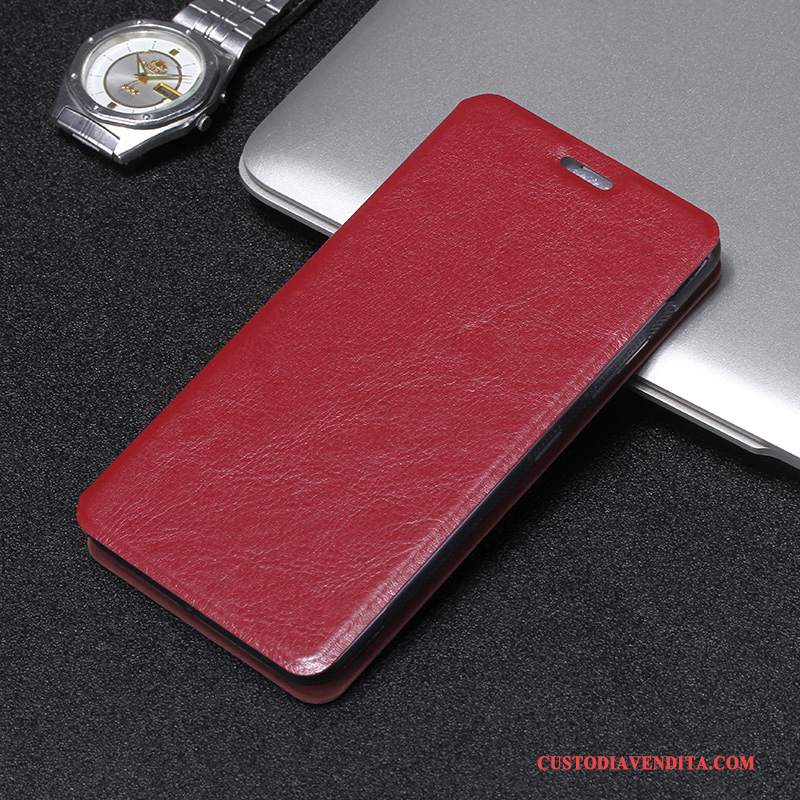 Custodia Samsung Galaxy A7 2016 Pelle Blu, Cover Samsung Galaxy A7 2016 Folio