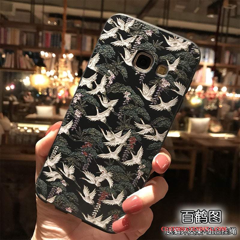 Custodia Samsung Galaxy A7 2017 Colore Vento Tendenza, Cover Samsung Galaxy A7 2017 Silicone Di Personalità Ornamenti Appesi