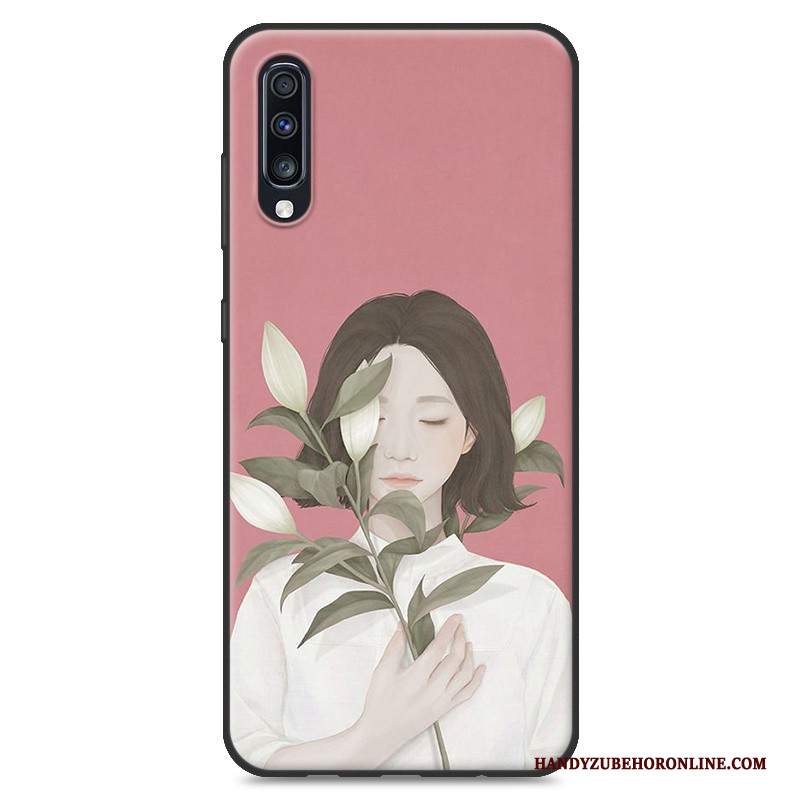 Custodia Samsung Galaxy A70 Colore Telefono Nuovo, Cover Samsung Galaxy A70 Silicone Blu Anti-caduta