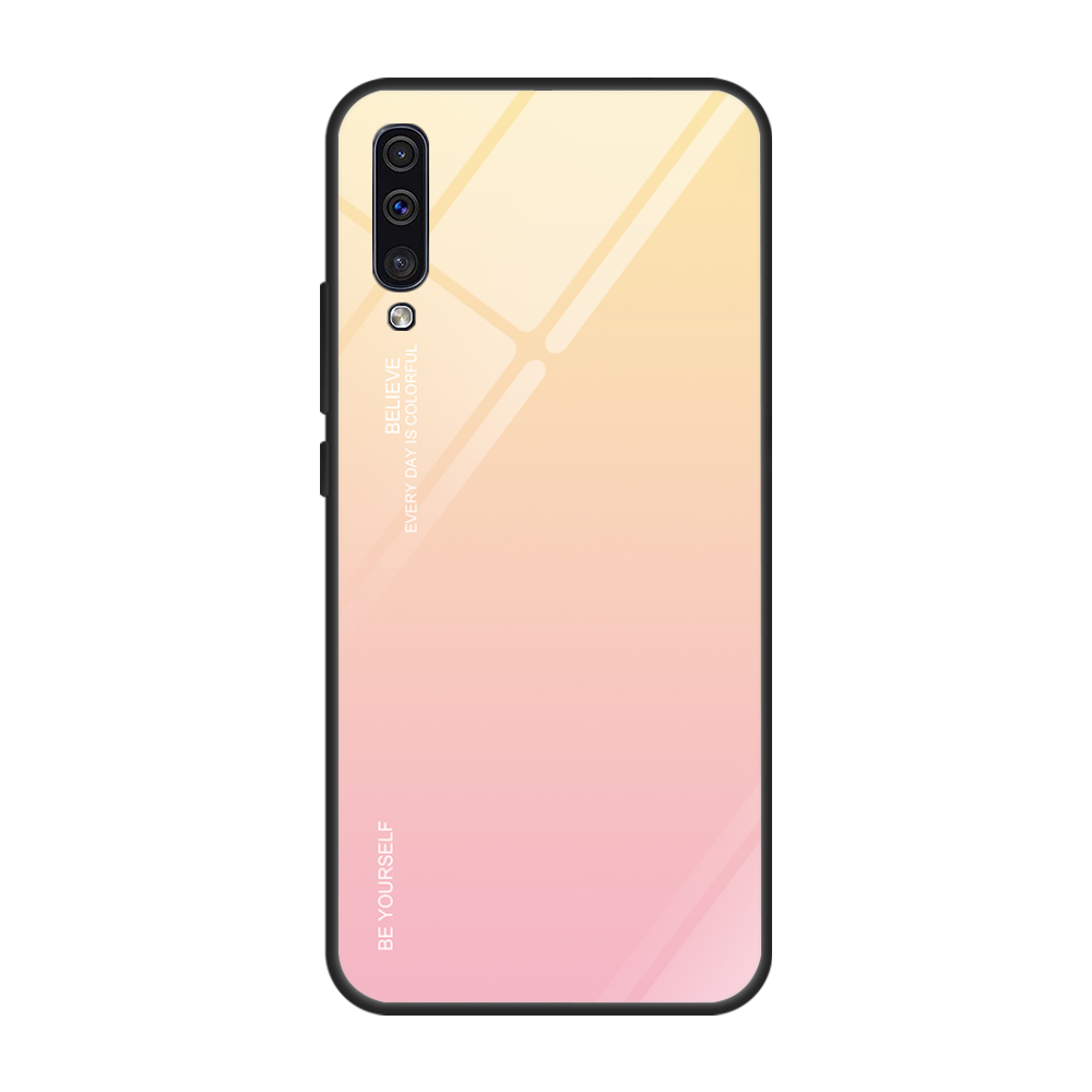 Custodia Samsung Galaxy A70 Protezione Anti-caduta Vetro, Cover Samsung Galaxy A70 Tutto Incluso Verde