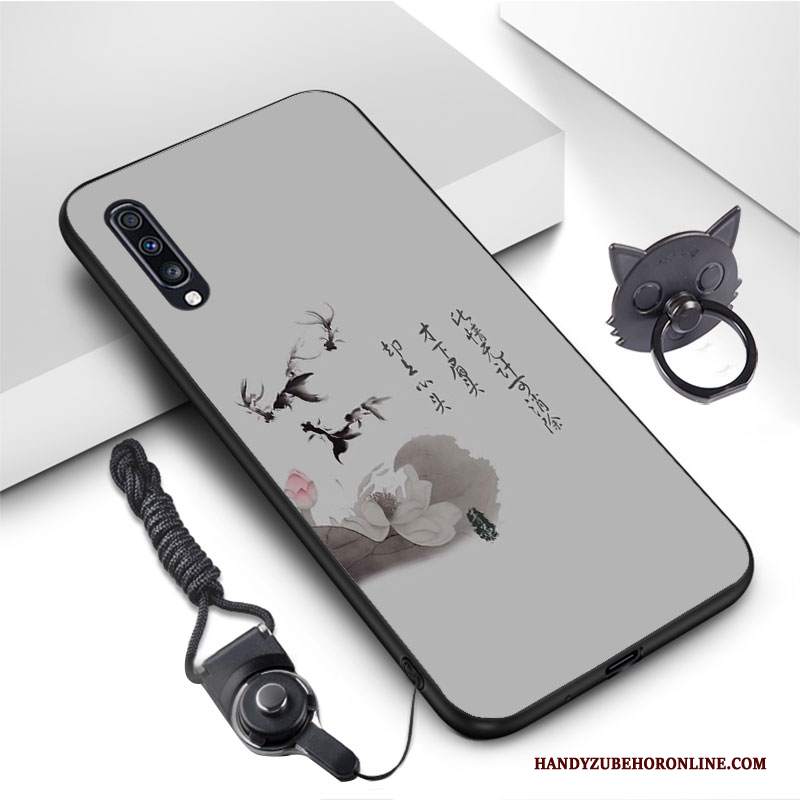 Custodia Samsung Galaxy A70 Vintage Tutto Incluso Verde, Cover Samsung Galaxy A70 Originale Vento