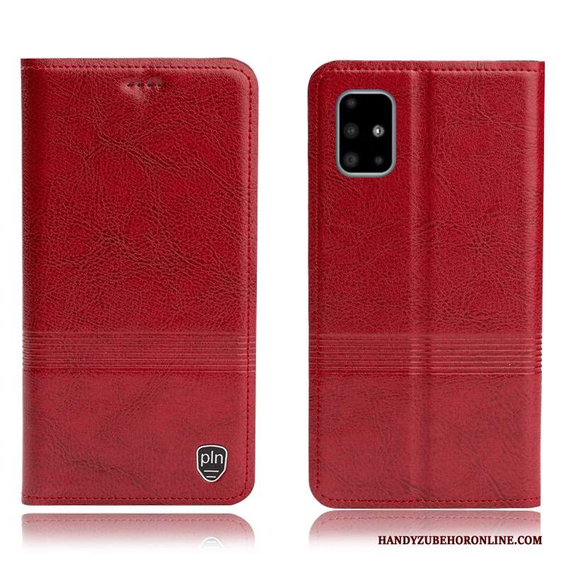 Custodia Samsung Galaxy A71 Pelle Modello Anti-caduta, Cover Samsung Galaxy A71 Folio Telefono Tutto Incluso