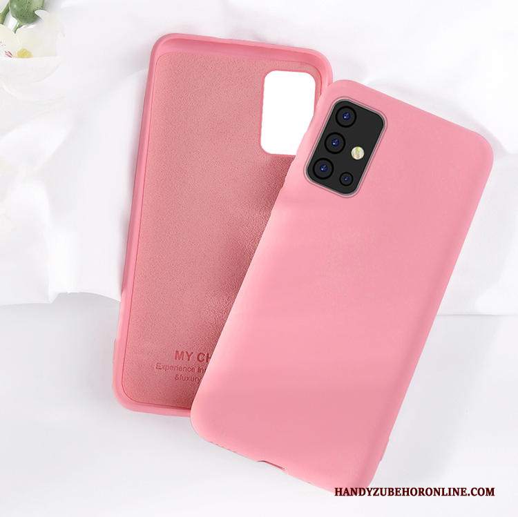 Custodia Samsung Galaxy A71 Protezione Semplici Tempra, Cover Samsung Galaxy A71 Anti-caduta Verde