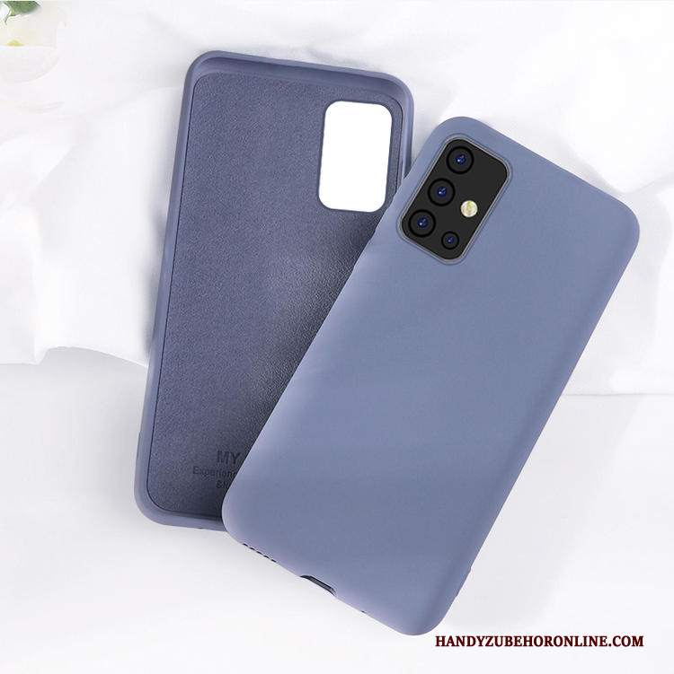 Custodia Samsung Galaxy A71 Protezione Semplici Tempra, Cover Samsung Galaxy A71 Anti-caduta Verde