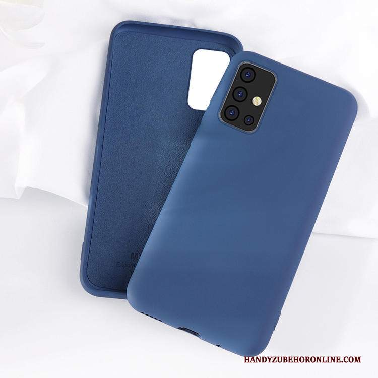 Custodia Samsung Galaxy A71 Protezione Semplici Tempra, Cover Samsung Galaxy A71 Anti-caduta Verde
