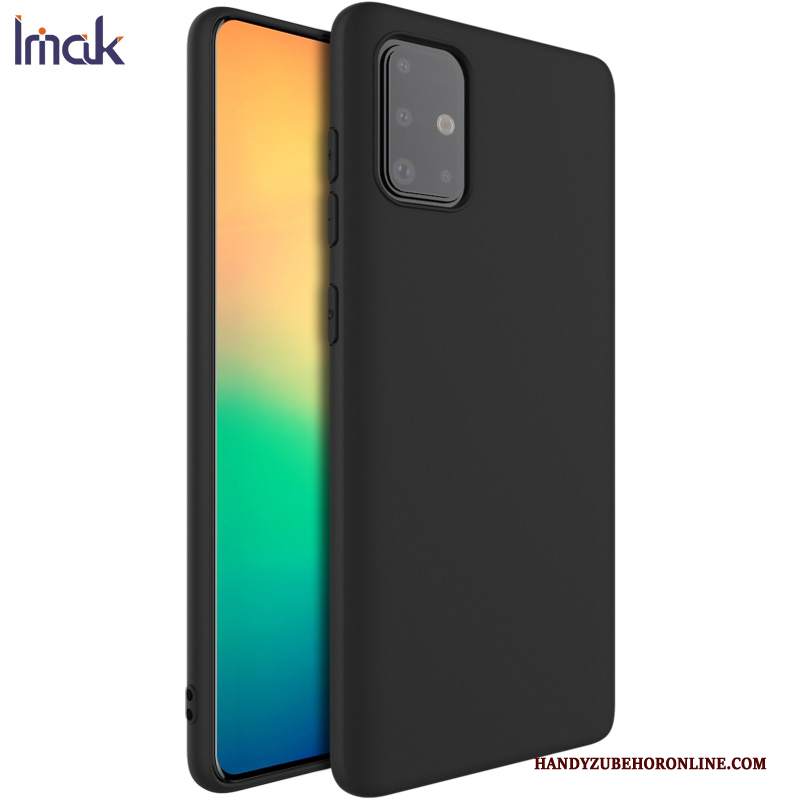 Custodia Samsung Galaxy A71 Silicone Macchiati Verde, Cover Samsung Galaxy A71 Protezione Tutto Incluso Anti-caduta