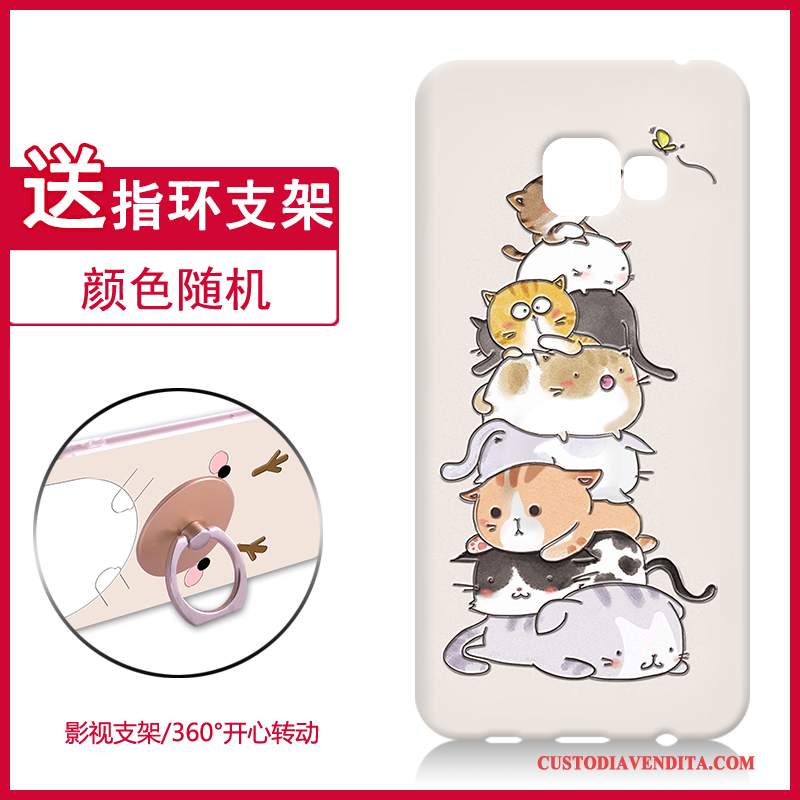 Custodia Samsung Galaxy A8 Cartone Animato Cachi Anti-caduta, Cover Samsung Galaxy A8 Protezione Difficile Morbido