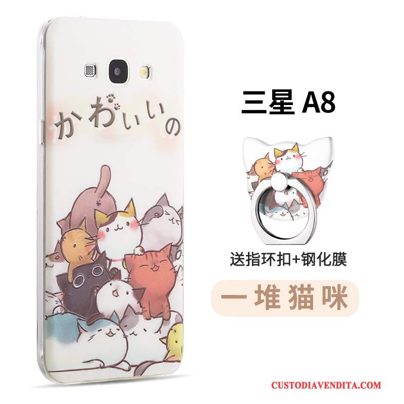 Custodia Samsung Galaxy A8 Colore Tendenza Morbido, Cover Samsung Galaxy A8 Cartone Animato Di Personalitàtelefono