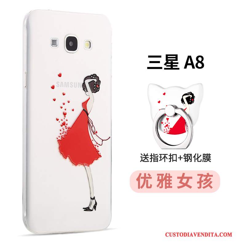 Custodia Samsung Galaxy A8 Colore Tendenza Morbido, Cover Samsung Galaxy A8 Cartone Animato Di Personalitàtelefono