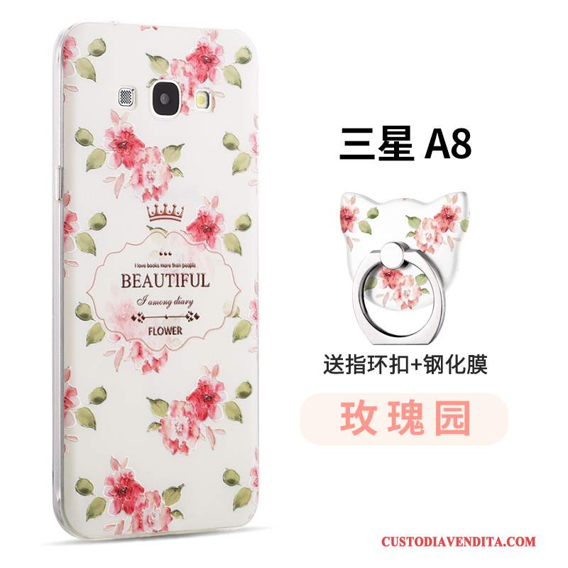 Custodia Samsung Galaxy A8 Colore Tendenza Morbido, Cover Samsung Galaxy A8 Cartone Animato Di Personalitàtelefono