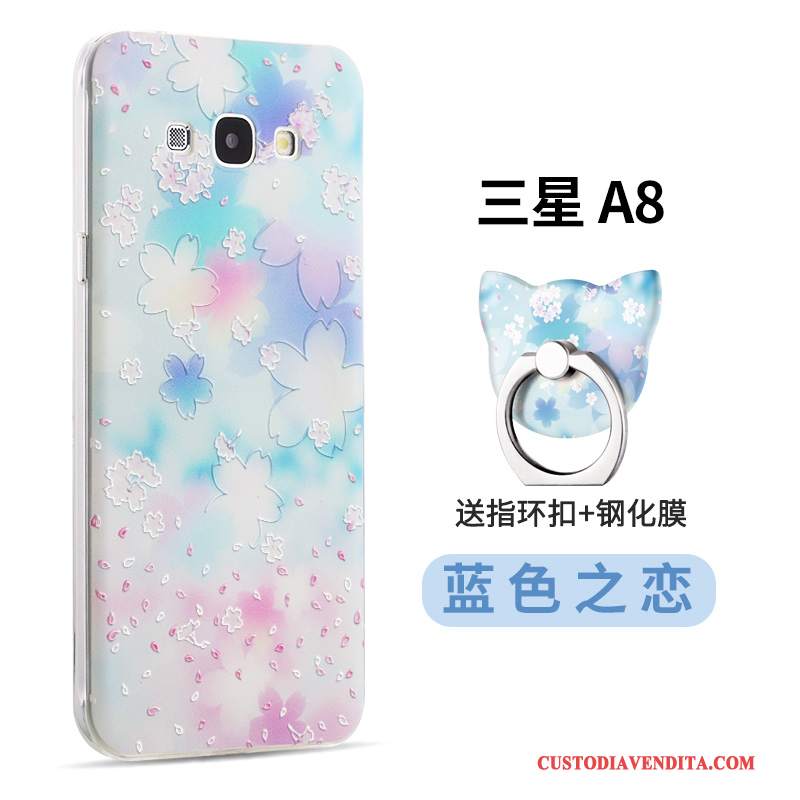 Custodia Samsung Galaxy A8 Colore Tendenza Morbido, Cover Samsung Galaxy A8 Cartone Animato Di Personalitàtelefono