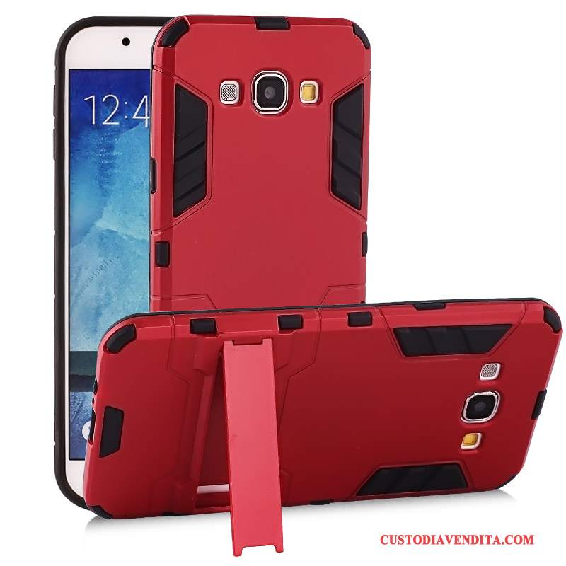Custodia Samsung Galaxy A8 Protezione Supporto Tendenza, Cover Samsung Galaxy A8 Anti-caduta Oro