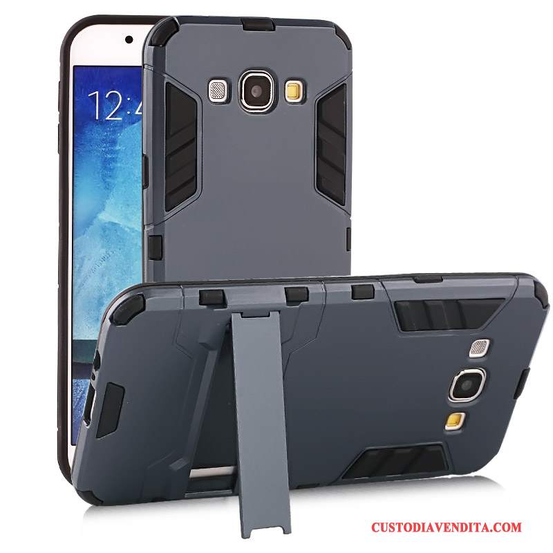 Custodia Samsung Galaxy A8 Protezione Supporto Tendenza, Cover Samsung Galaxy A8 Anti-caduta Oro