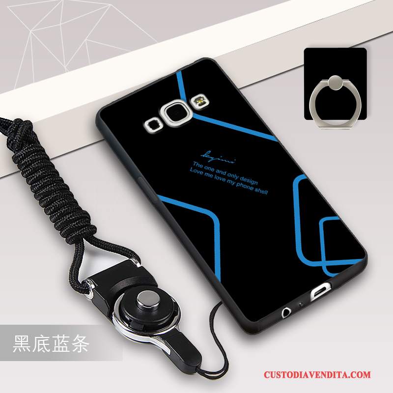 Custodia Samsung Galaxy A8 Silicone Telefono Ornamenti Appesi, Cover Samsung Galaxy A8 Protezione Tutto Incluso Anti-caduta