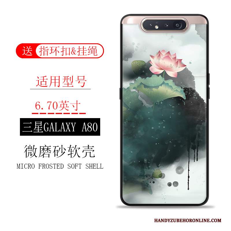 Custodia Samsung Galaxy A80 Macchiati Inchiostro, Cover Samsung Galaxy A80 Scenario Tutto Incluso