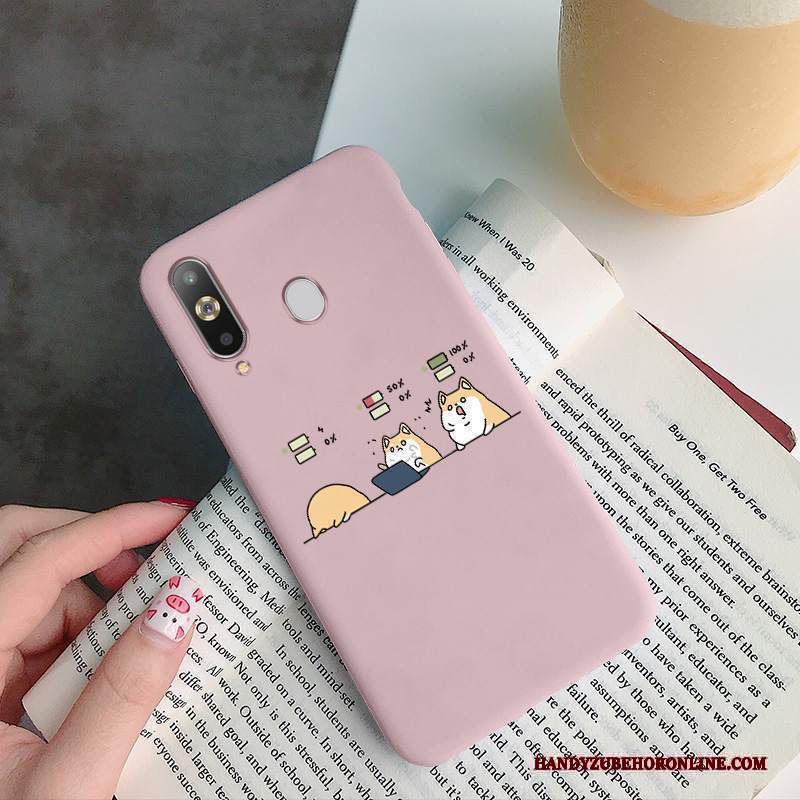 Custodia Samsung Galaxy A8s Moda Bello Anti-caduta, Cover Samsung Galaxy A8s Cartone Animato Cane Sottile